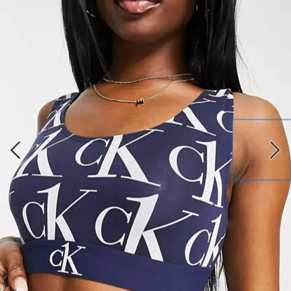 Calvin Klein CK One Plush Unlined Bralette Bra Women's - Picture 10 of 10